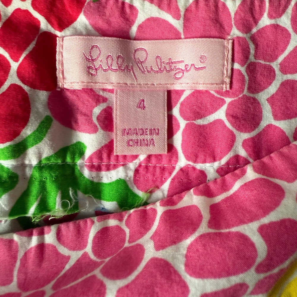 Lily Pulitzer Minnie Zinny Skirt Size 4 Preppy Resortwear - Picture 4 of 6